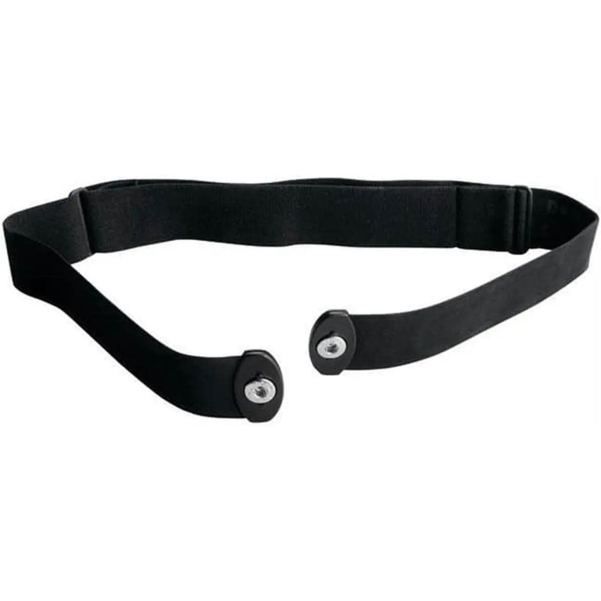 Garmin Replacement Heart Rate Monitor Soft Strap with Electrodes, For Edge and Forerunner Series, For vivofit and vivosmart, Transmitter Not Included, Water Resistant 30 m, Black Strap