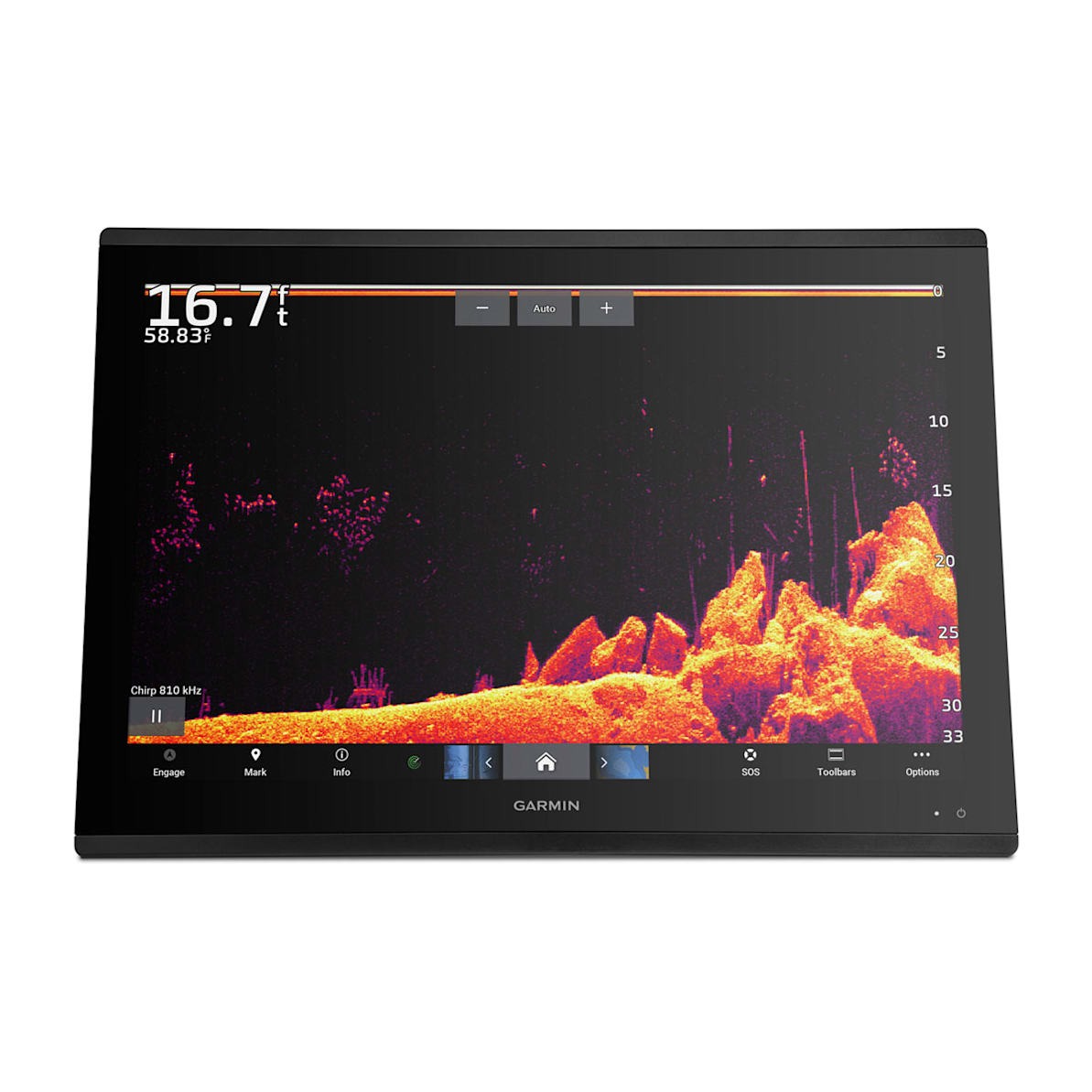 Garmin GPSMAP 8624 Chartplotter, 24in Full HD Touchscreen, US/Canada Garmin Navionics+ Charts, NMEA 2000