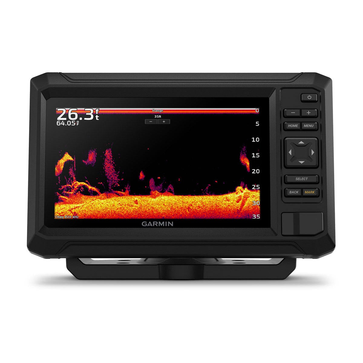 Garmin ECHOMAP UHD2 74CV Chartplotter/Fishfinder Combo, 7 in Keyed Display, Navionics+ U.S. Coastal & Great Lakes Charts, GT20-TM Transducer, CHIRP Sonar, ClearVü Sonar, Wi-Fi