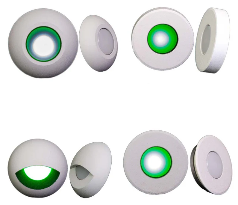 Plash - Gravity Red, Green and Blue LED Deck Light - 1.2W, 0.2A, IP67, 12-24V