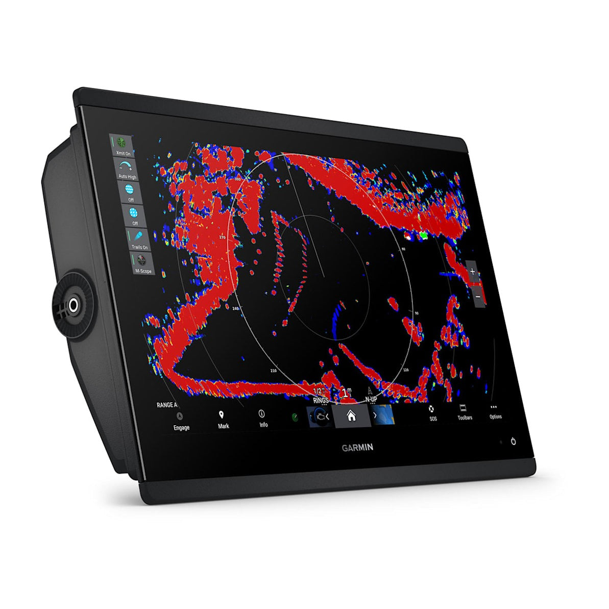 Garmin GPSMAP 1643 GN+ Chartplotter, Non-Sonar, 16 in HD IPS Touchscreen, Garmin Navionics+ Charts, NMEA 2000, IPX7