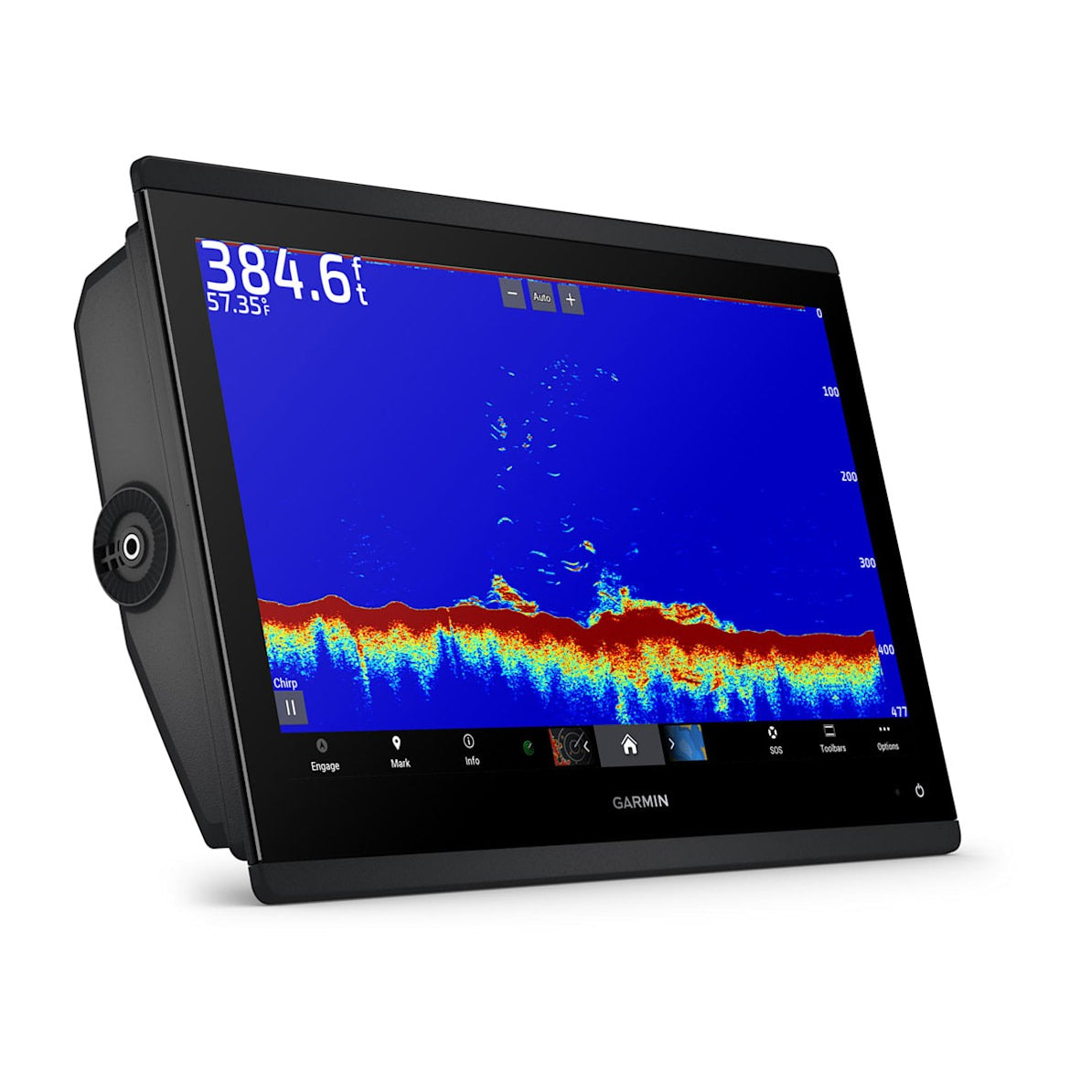 Garmin GPSMAP 1643xsv Chartplotter/Fishfinder, 16 in IPS Touchscreen, Garmin Navionics+ Built-In Charts, Ultra High-Definition SideVü/ClearVü Sonar, 1 kW CHIRP Support, NMEA 2000, Wi-Fi