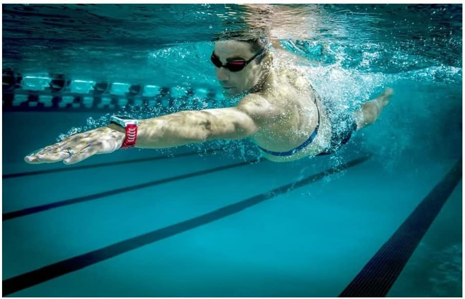 Garmin HRM-Swim Heart Rate Strap, Stores HR Underwater, 5 ATM, ANT+