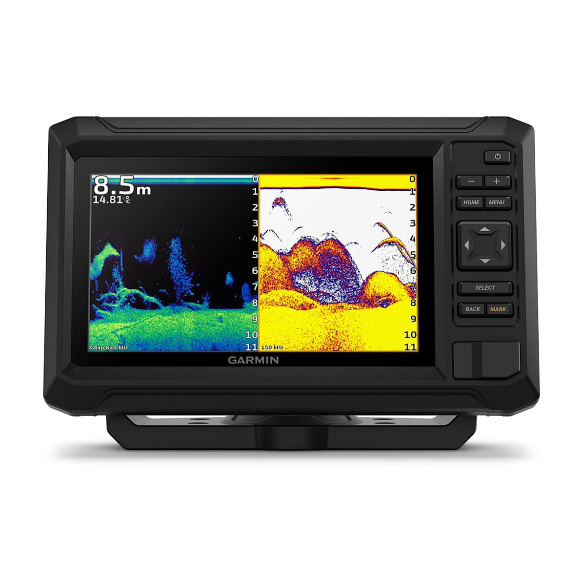Garmin ECHOMAP UHD2 75cv Chartplotter/Fishfinder, 7 in, GT20-TM Transducer, ClearVü, Navionics+ Canada Inland