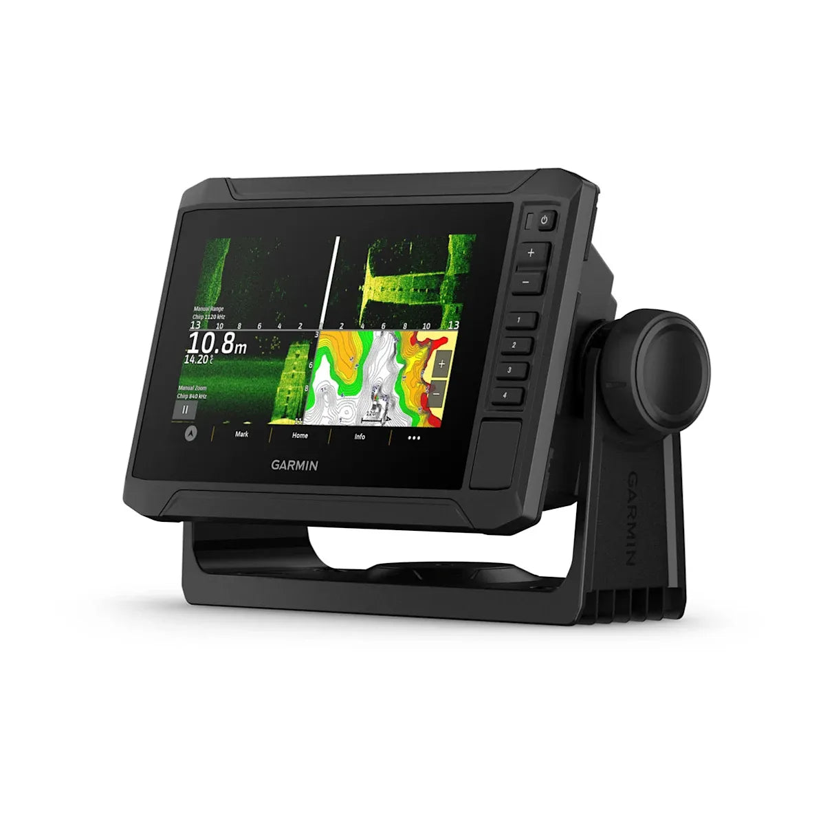 Garmin ECHOMAP UHD2 65sv Fishfinder/Chartplotter, 6 in Touchscreen with Keyed Assist, GT54UHD-TM Transducer Included, Navionics+ Canada Inland and Coastal Maps, Wi-Fi, NMEA 2000, Multi-Band GPS