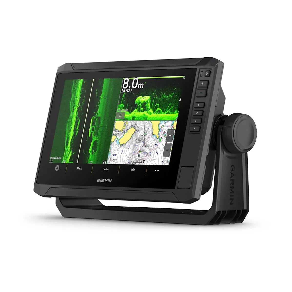 Garmin ECHOMAP UHD2 92sv Chartplotter/Fishfinder, 9 in Touchscreen, Worldwide Basemap, GT56-TM Transducer, NMEA 2000