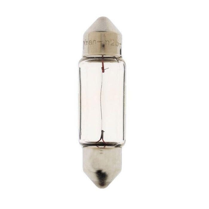 Hella Marine SV8.5-8 Base Festoon Bulb, 12V, 10W, 10x41mm, Clear