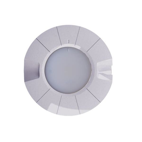 Lumitec Aurora LED Flush Mount Dome Light, White/Blue Output, IP67, Dimming, Bezel Switch