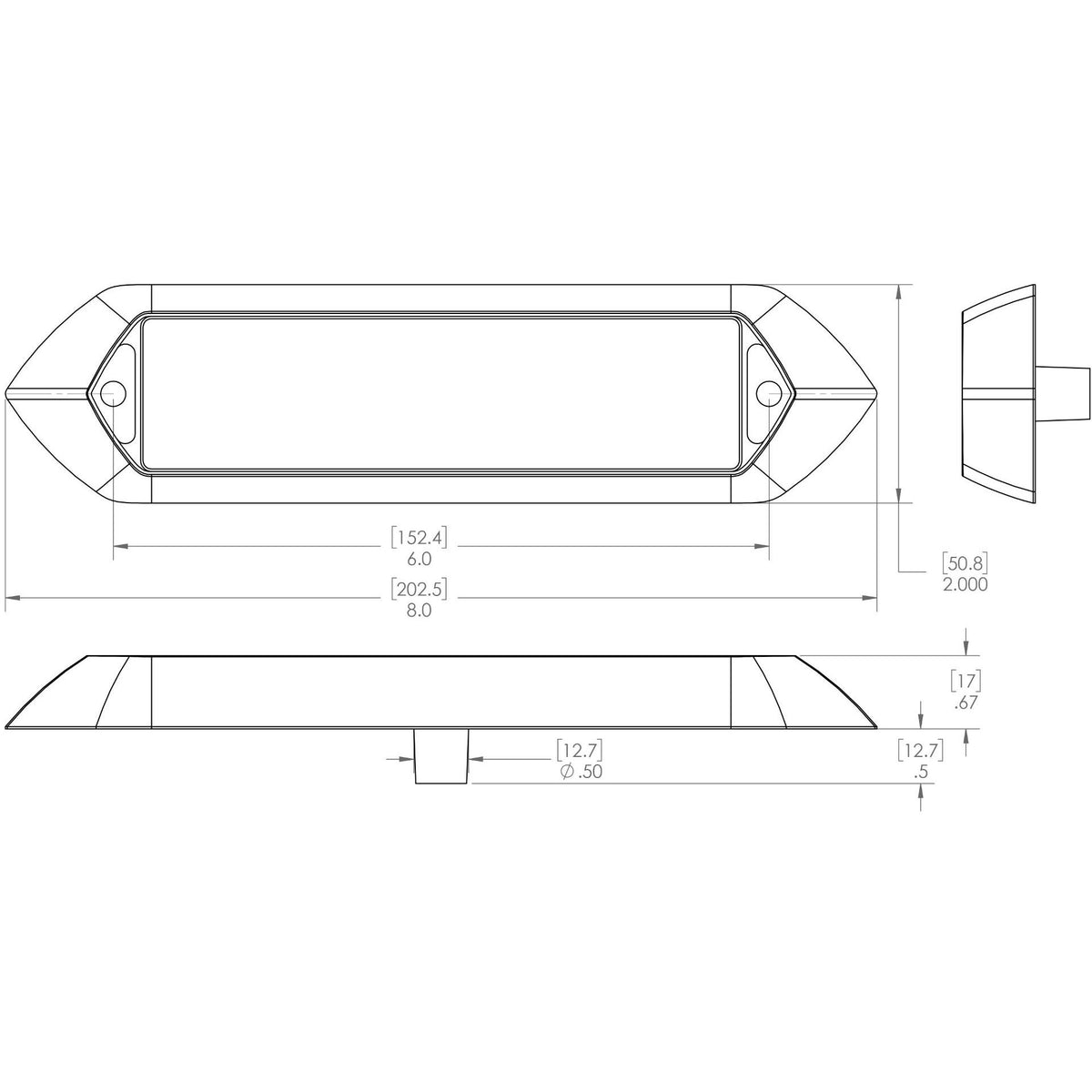 Lumitec Javelin 600X LED Underwater Light, RGBW, 6000+ lm, 10-30V
