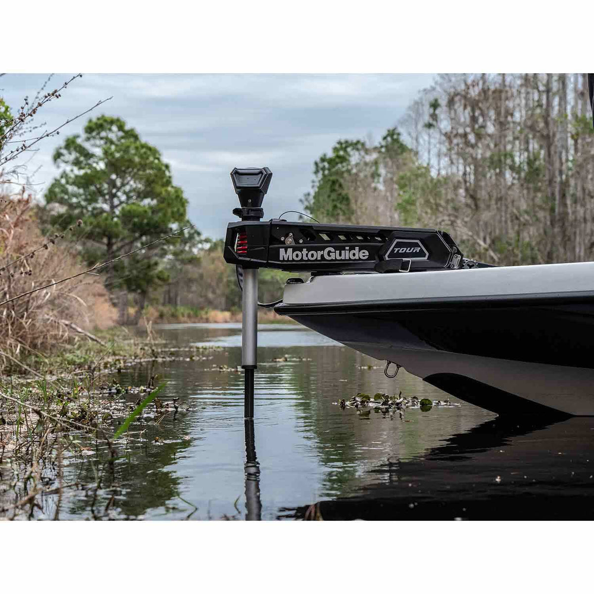 MotorGuide Tour Pro Bow Mount Trolling Motor, Pinpoint GPS, 82 lb Thrust, 24V, 45in Shaft, Cable Steer, Foot Control, Freshwater