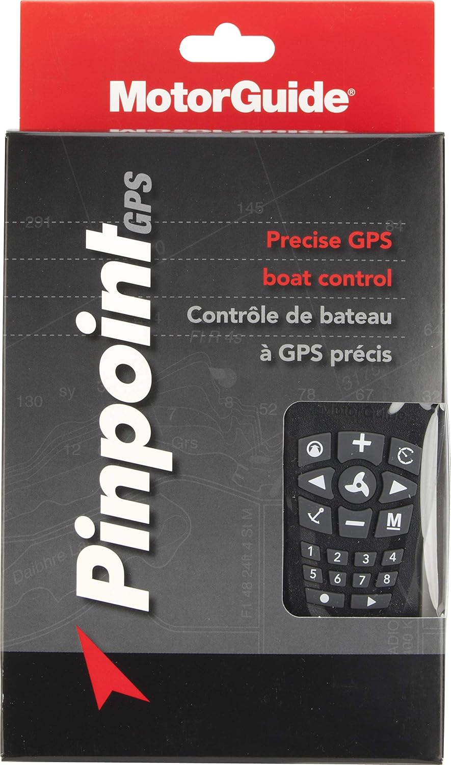 MotorGuide PinPoint GPS Navigation System, Anchor Mode, Heading Lock, Route Record and Playback, Cruise Control, Remote Control