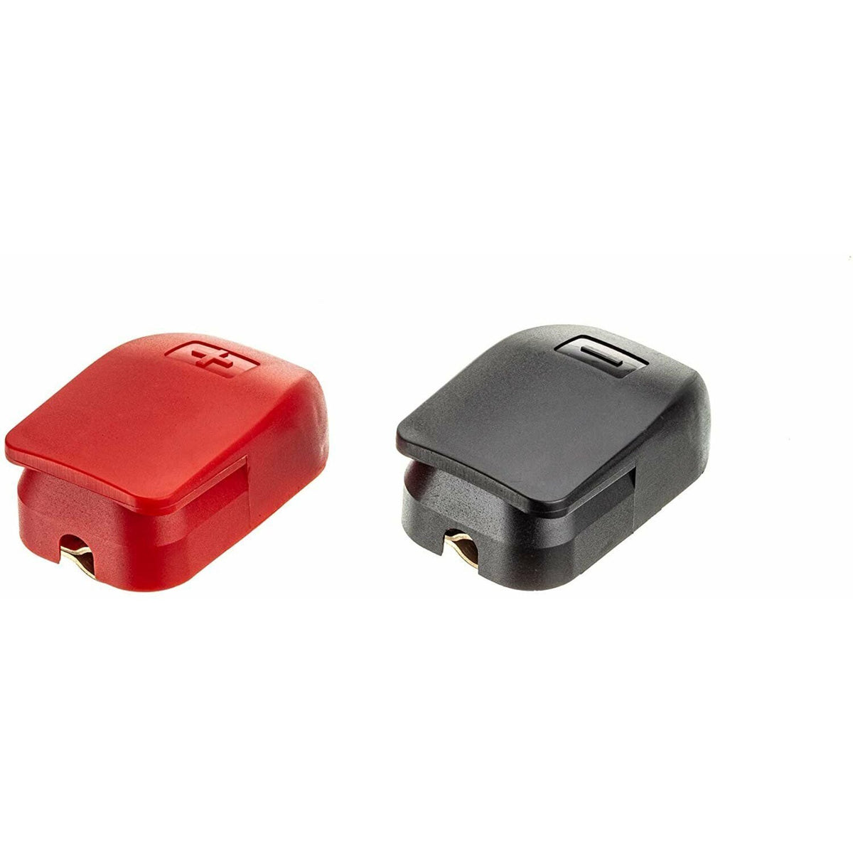 MotorGuide Quick-Disconnect Battery Terminals, Top Post, 4-6 AWG, 500A Continuous, 800A Surge, 12V, Pair