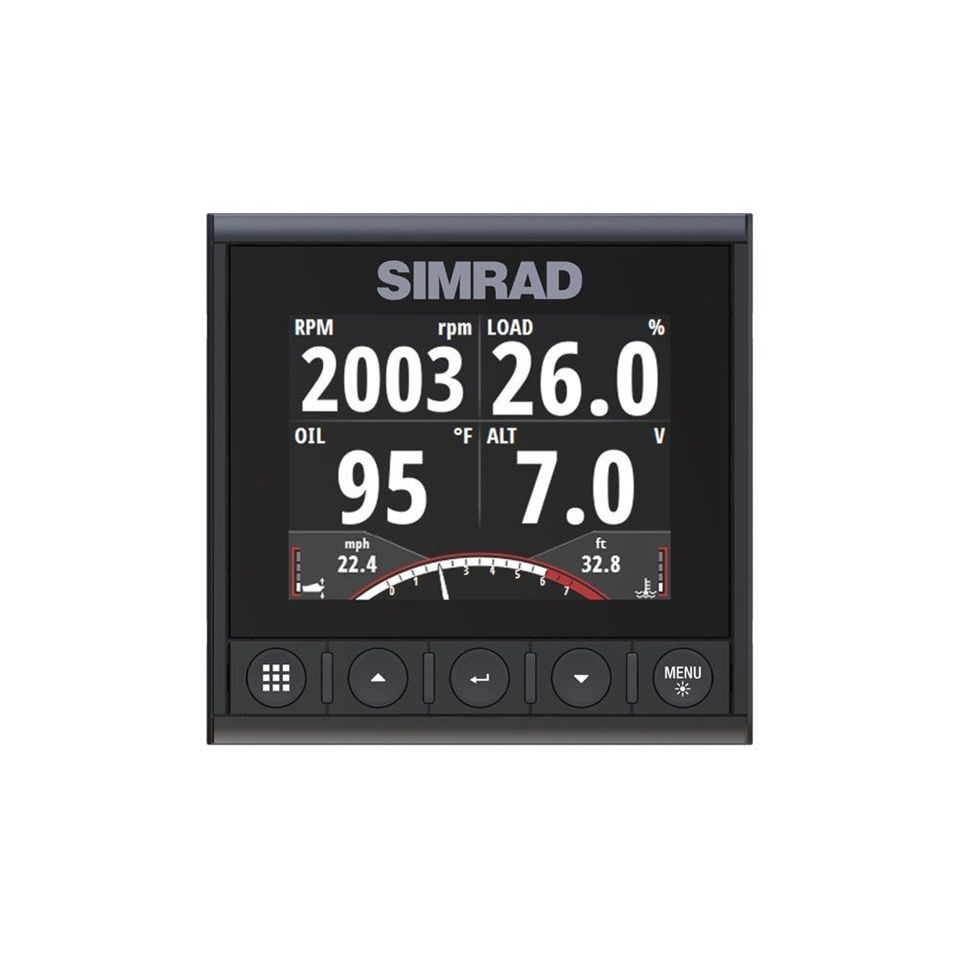 Simrad IS42 Digital Instrument Display, NMEA 2000, 4.1in Color, IPX7