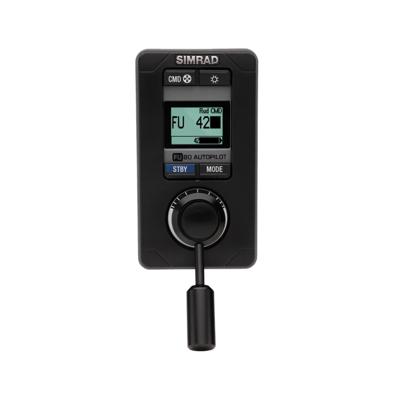 Simrad FU80 Follow Up Autopilot Remote with Display, For AP70/AP80/AP24/AP28, For NSE/NSS/NSO, NMEA 2000, Flush or Bulkhead Mount