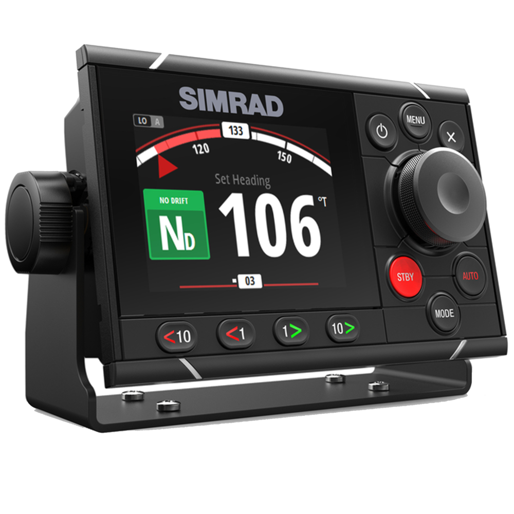 Simrad AP48 Rotary Autopilot Head, 4.1 in Color Display, NMEA 2000