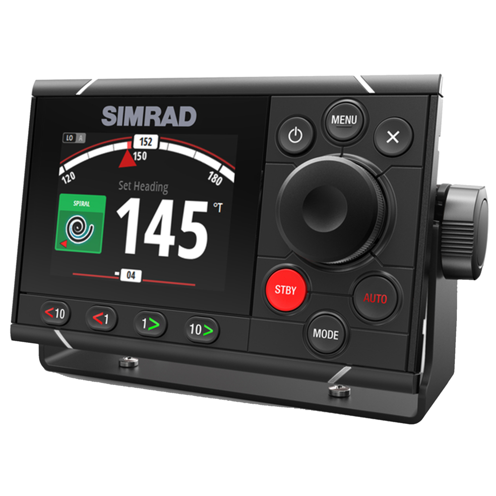 Simrad AP48 Rotary Autopilot Head, 4.1 in Color Display, NMEA 2000