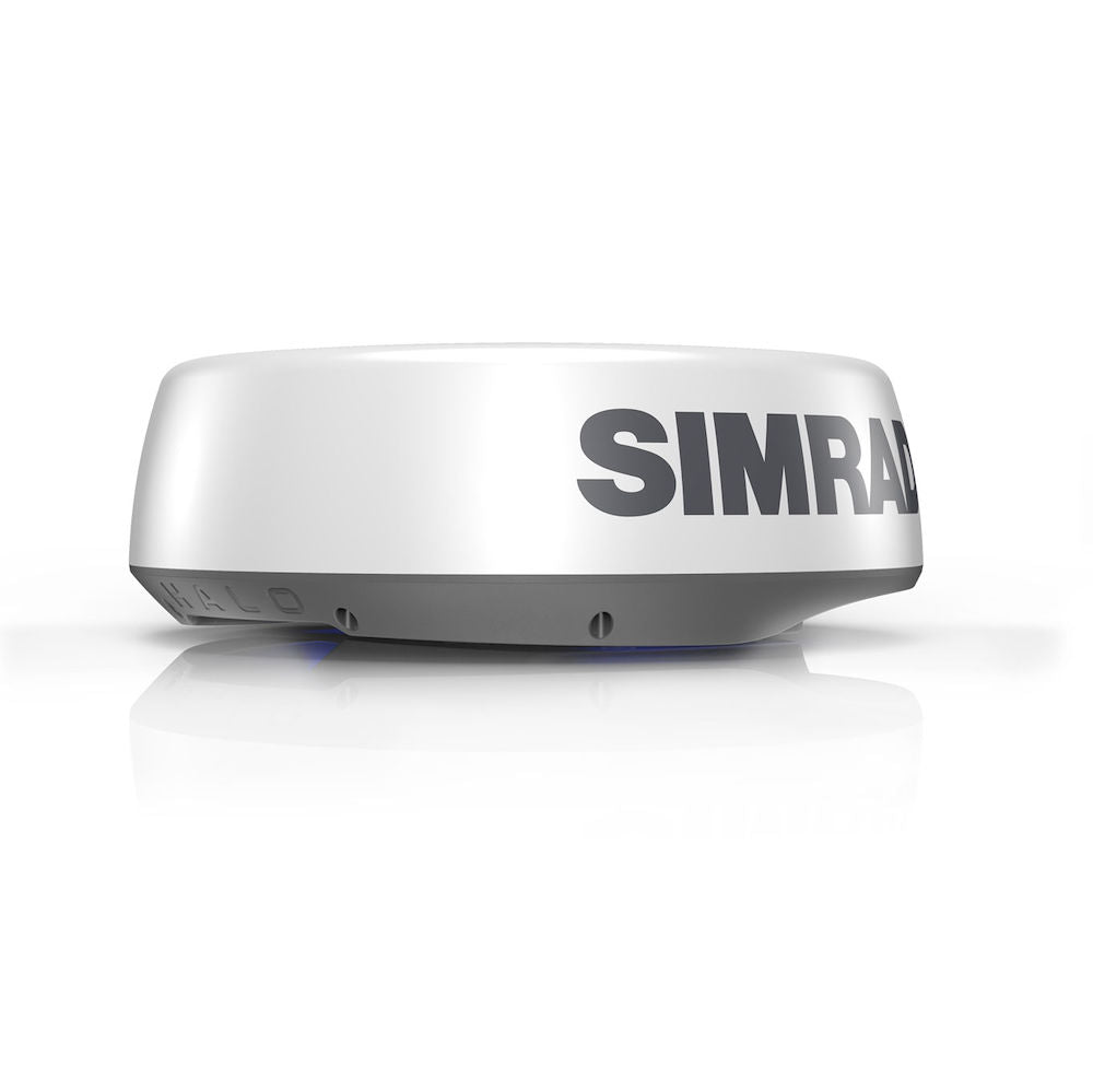 Simrad HALO24 Pulse Compression Radar Dome, 24 in, 48 nm, 60 RPM, VelocityTrack Doppler