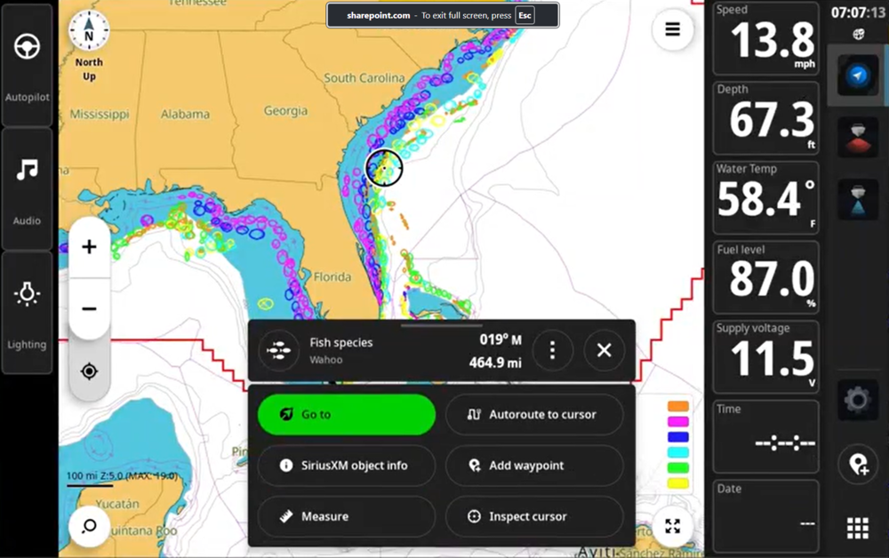 Simrad WM-4 SiriusXM Marine Satellite Weather/Audio Receiver, For NSX and NSX Ultrawide, For NSS evo3 and NSS evo3S, For NSO evo3 and NSO evo3S, IPX6/IPX7, With SRA-50 Antenna, Deck or Pole Mount