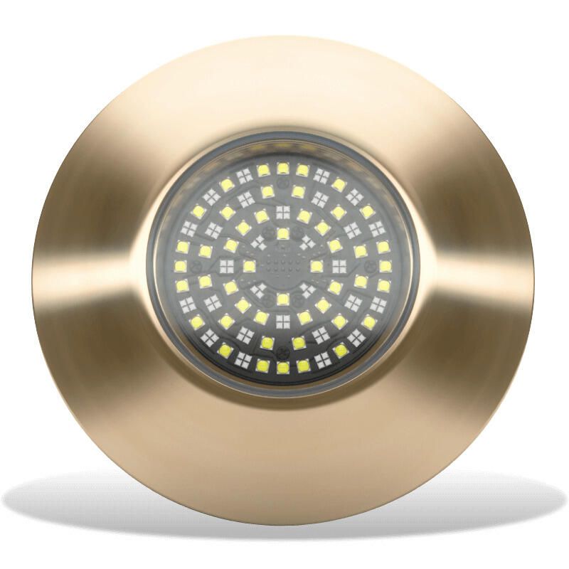 Lumishore SUPRA THX804 Thru-Hull Underwater LED Light, Dual Color Blue/White Light, 10.5-31V, IP68, 13,500 Fixture Lumens, 110° Beam, External Driver