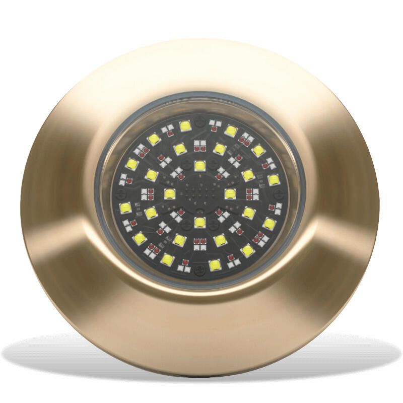 Lumishore EOS THX804 Thru-Hull Underwater LED Light with Driver, RGBW, 10.5-31V, 12,000 Fixture Lumens, 110 Degree Beam