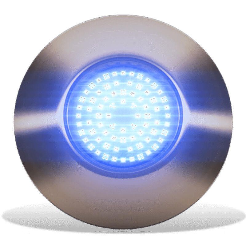 Lumishore SUPRA TIX1604 Interchangeable Thru-Hull Underwater LED Light, Blue/White Light, 20,000 Lumens, 110 Degree Beam