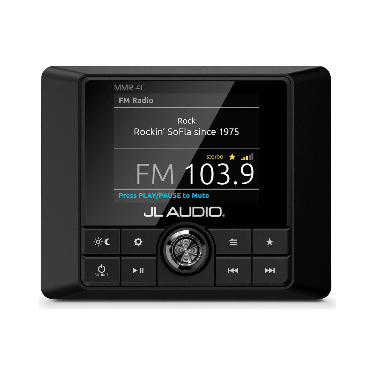 JL Audio MMR-40 Wired NMEA 2000 Network Controller, For JL Audio MediaMaster, 2.8in Full-Color LCD, IP66