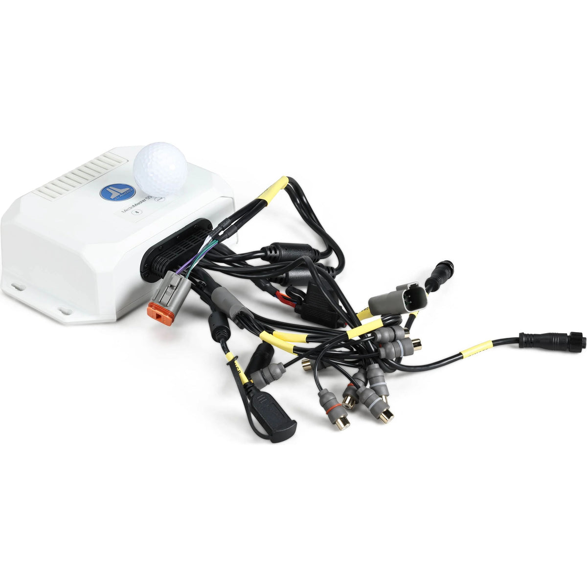 JL Audio MediaMaster MM55-HR Hidden Marine Source Unit, NMEA 2000 MFD Control, 10-16V DC, 25W x 4 @ 4 Ohm