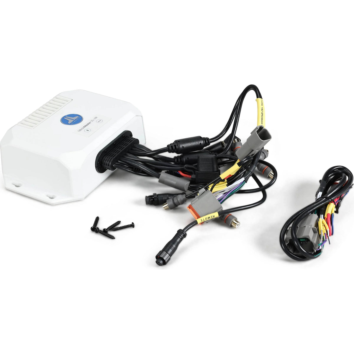 JL Audio MediaMaster MM55-HR Hidden Marine Source Unit, NMEA 2000 MFD Control, 10-16V DC, 25W x 4 @ 4 Ohm