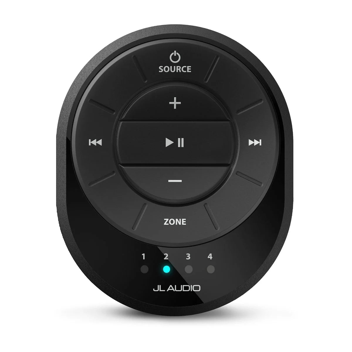 JL Audio MMR-25W Wireless Remote Controller, For JL Audio MediaMaster MM55/MM55-HR/MM105/MM105-HR, Bluetooth Low Energy, 35 ft Range, IP68, CR2032 Battery