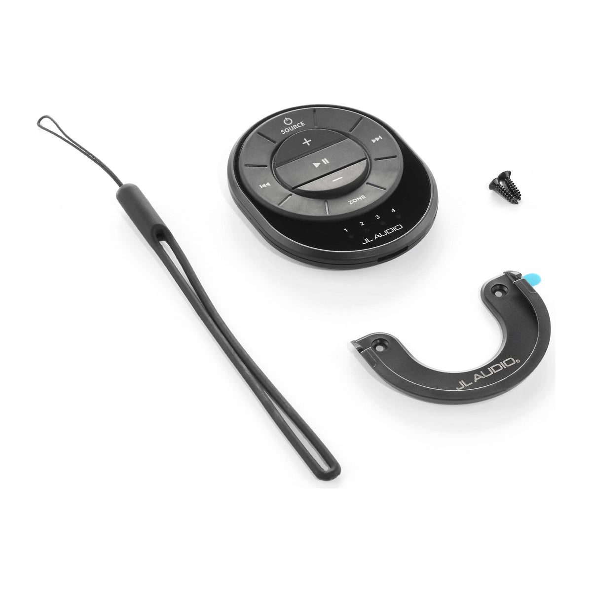 JL Audio MMR-25W Wireless Remote Controller, For JL Audio MediaMaster MM55/MM55-HR/MM105/MM105-HR, Bluetooth Low Energy, 35 ft Range, IP68, CR2032 Battery