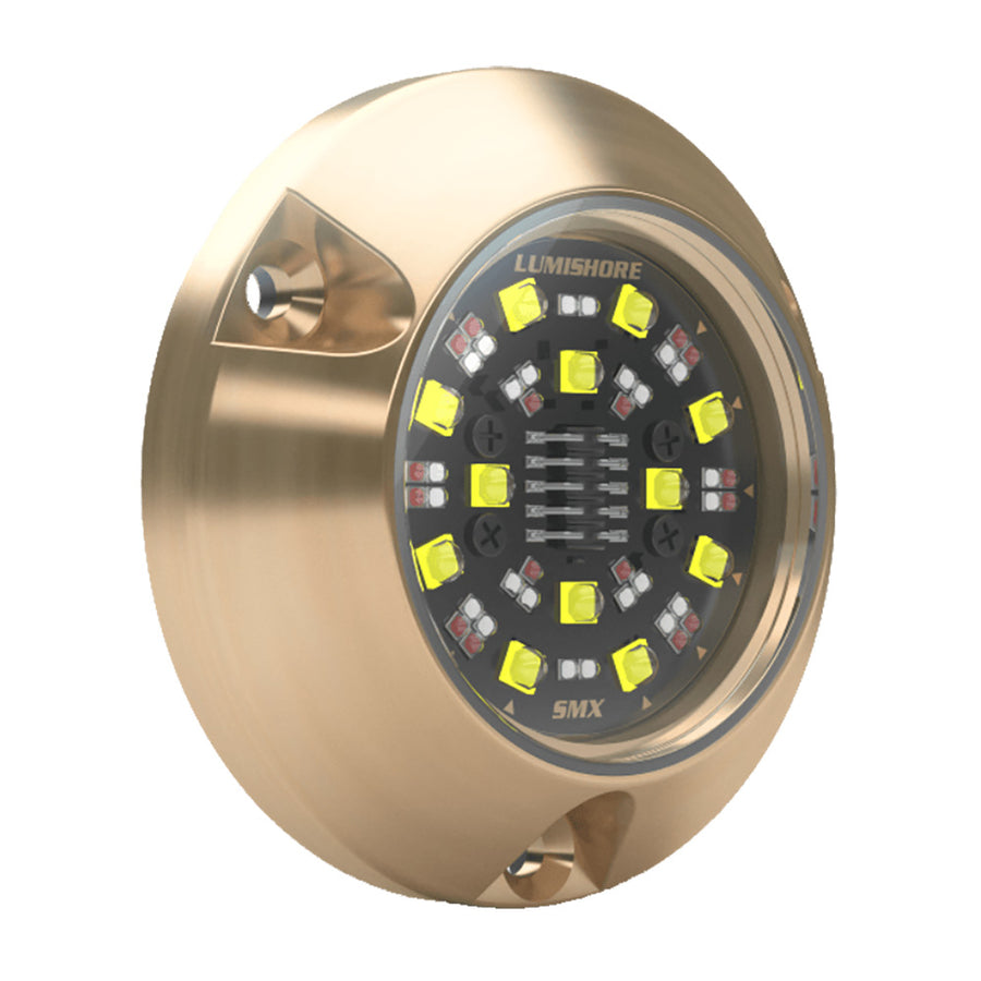 Lumishore SMX94 Surface Mount Underwater LED Light, RGBW Color Select, 6,000 Fixture Lumens, 10.5-31V DC, IP68