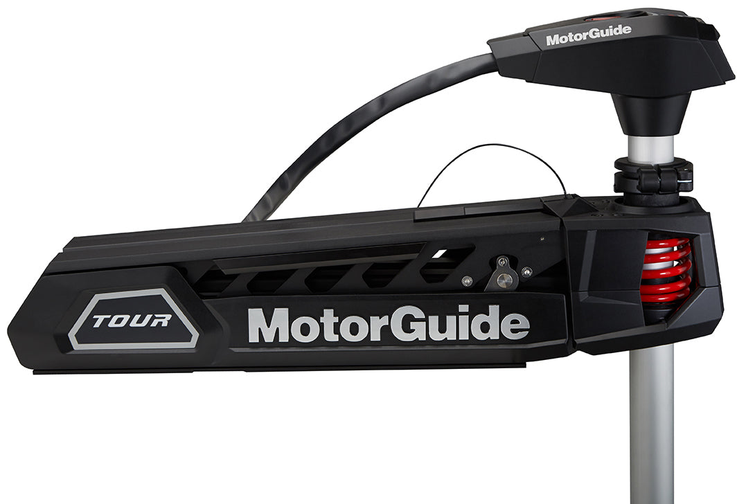 MotorGuide Tour Bow-Mount Trolling Motor, 36V, 109 lb Thrust, 45 in Shaft, Cable Steer, Foot Control, HD+ Universal Sonar, Freshwater