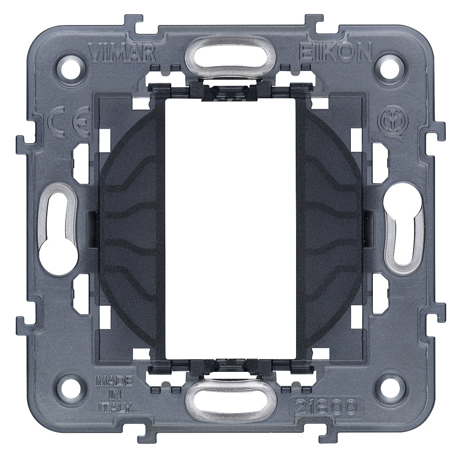 Vimar Eikon 1-Module Mounting Frame, No Screws, For 60 mm or 56 x 56 mm Boxes