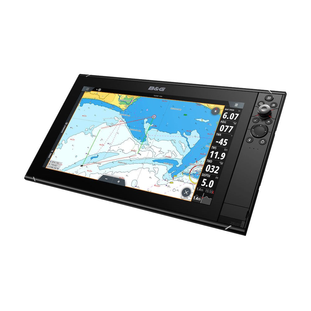 B&G Zeus 3S Multifunction Display, IPX6/IPX7, NMEA 2000, Touchscreen and Keypad, Wi-Fi