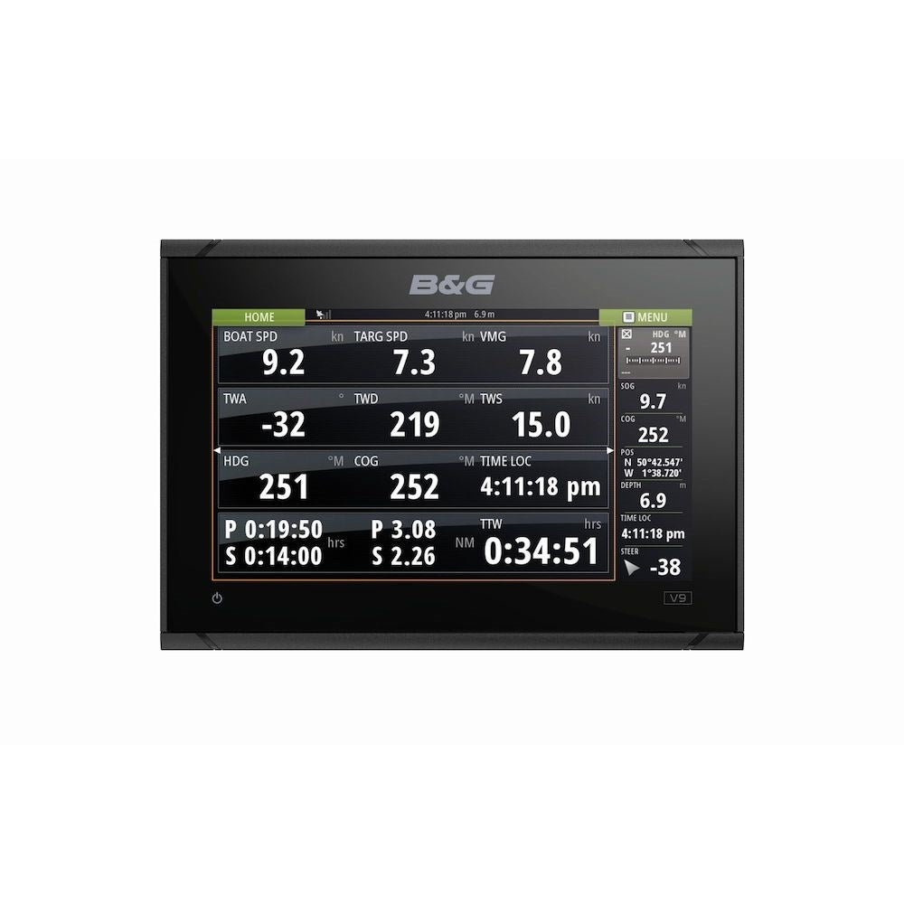 B&G Vulcan Chartplotter, Touchscreen, NMEA 2000, Wi-Fi, 10 Hz GPS