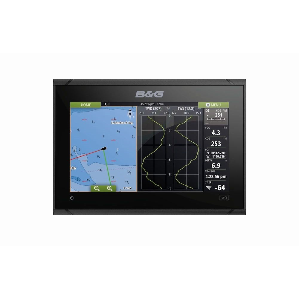 B&G Vulcan Chartplotter, Touchscreen, NMEA 2000, Wi-Fi, 10 Hz GPS