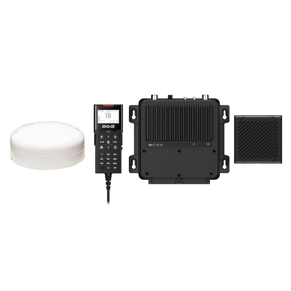 B&G V100 Black Box VHF Radio System, Class D DSC, Built-In GPS, NMEA 2000 and 0183, Up to 8 Handsets