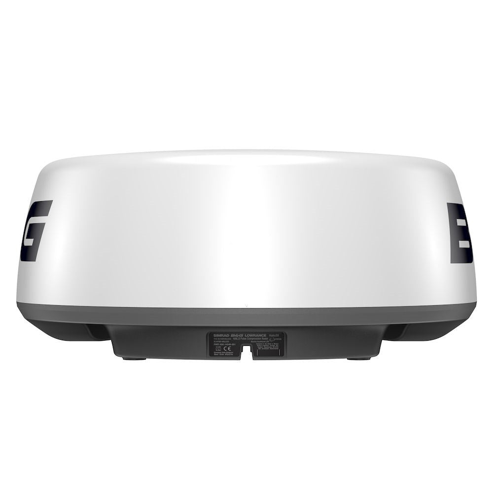 B&G HALO Radar Dome, 20in, Solid-State, 12/24V, IPX6, 20m Cable