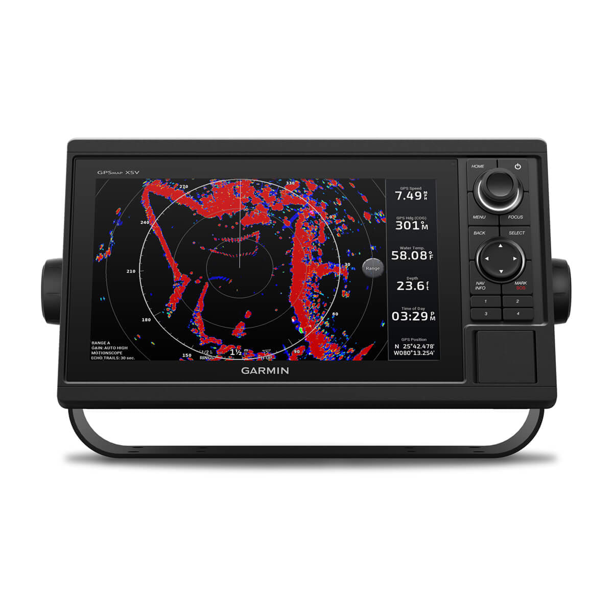 Garmin GPSMAP Keyed Networking Chartplotter, Garmin Marine Network, NMEA 2000, NMEA 0183, 10 Hz GPS/GLONASS, Wi-Fi, IPX7