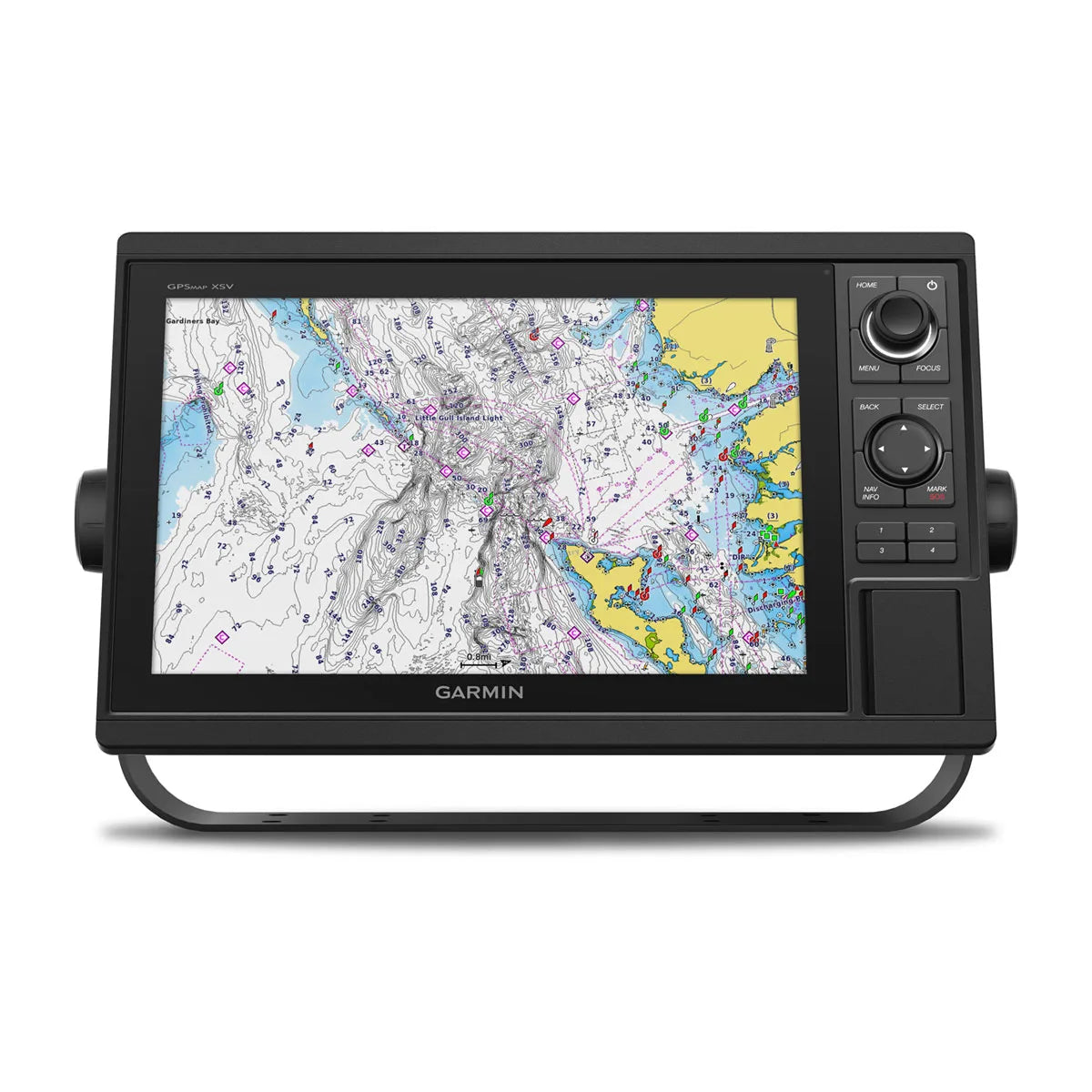 Garmin GPSMAP Keyed Networking Chartplotter, Garmin Marine Network, NMEA 2000, NMEA 0183, 10 Hz GPS/GLONASS, Wi-Fi, IPX7