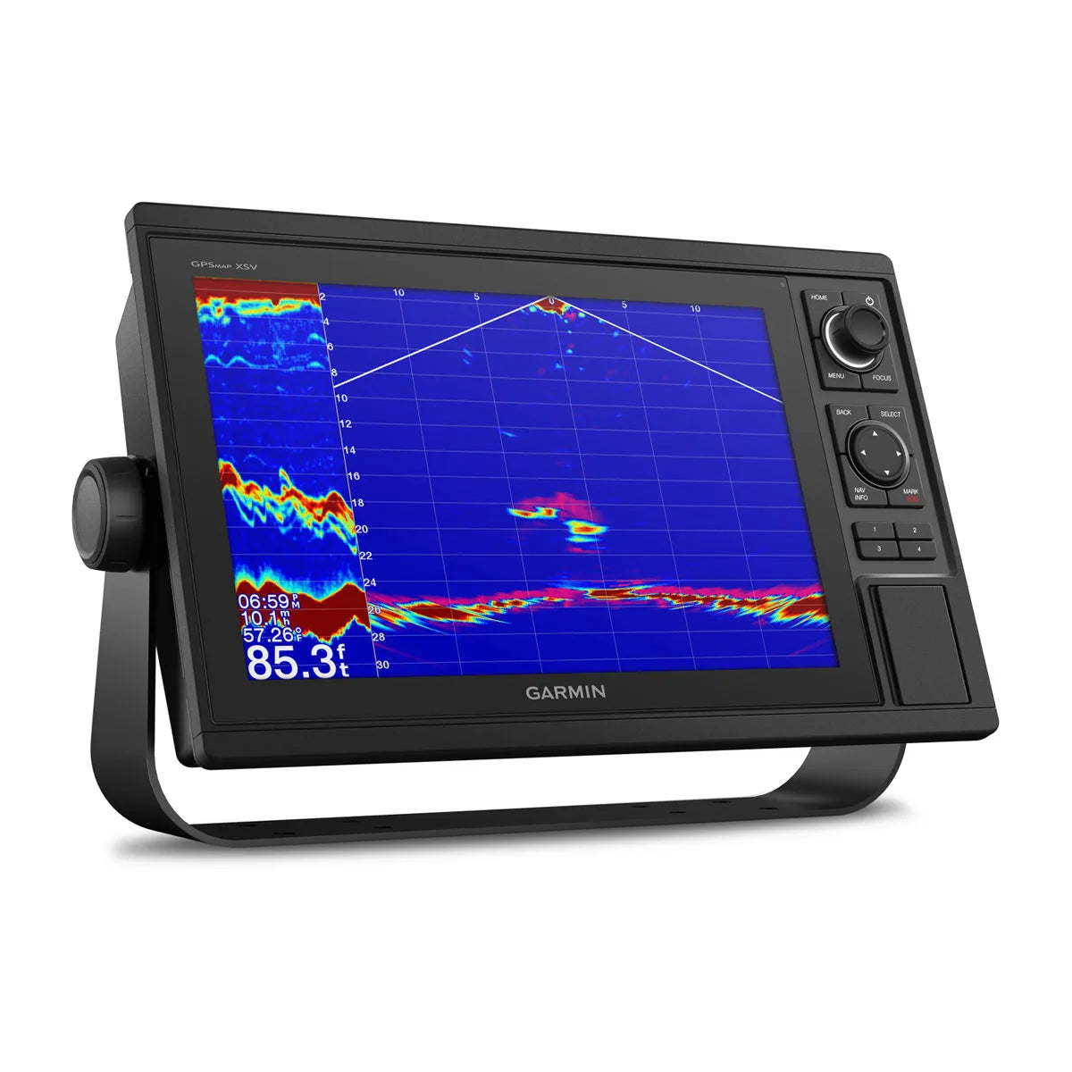 Garmin GPSMAP Keyed Networking Chartplotter, Garmin Marine Network, NMEA 2000, NMEA 0183, 10 Hz GPS/GLONASS, Wi-Fi, IPX7