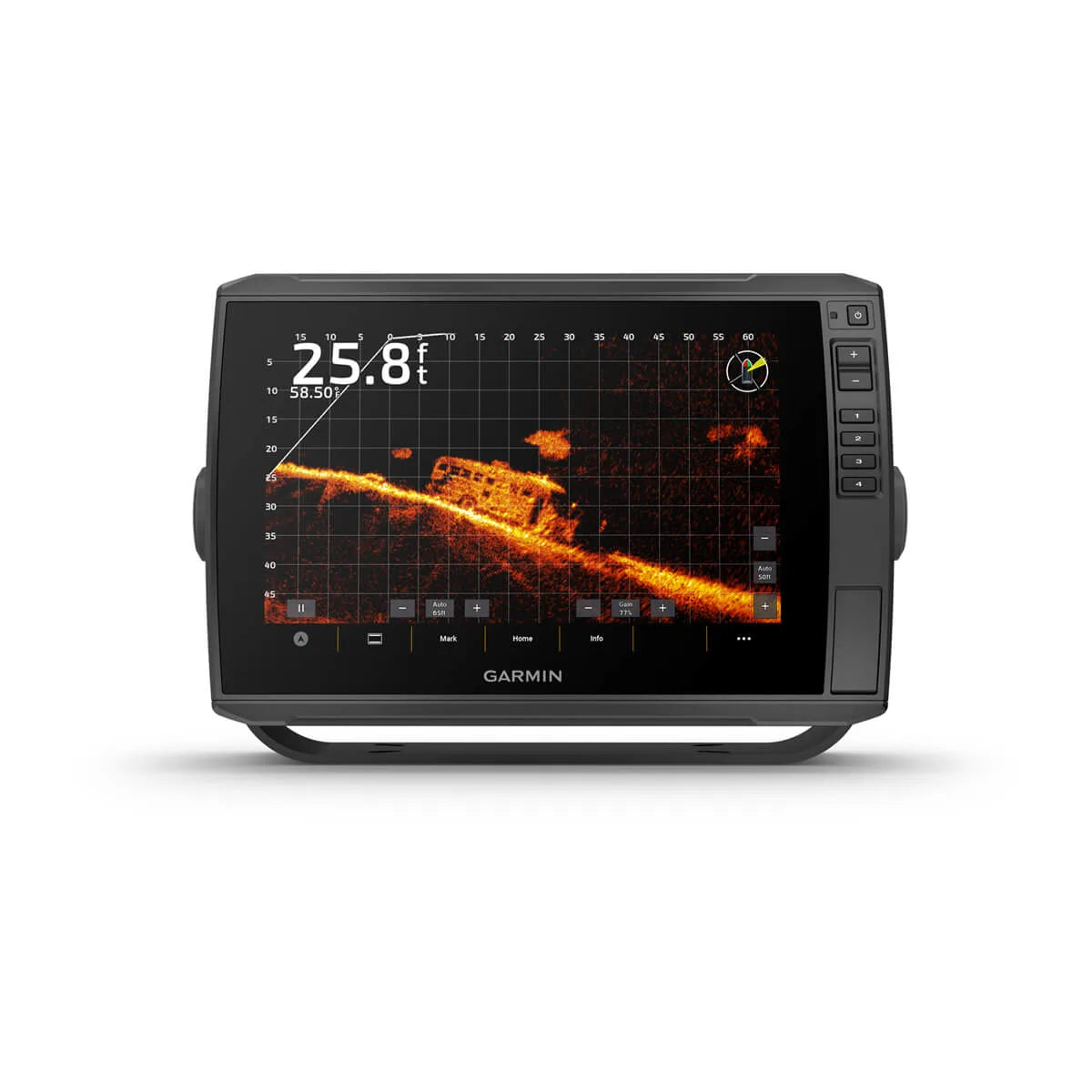 Garmin ECHOMAP Ultra 2 Chartplotter/Fishfinder Combo, LiveScope Support, SideVü Sonar, ClearVü Sonar, Multi-Band GPS, Wi-Fi Networking, NMEA 2000