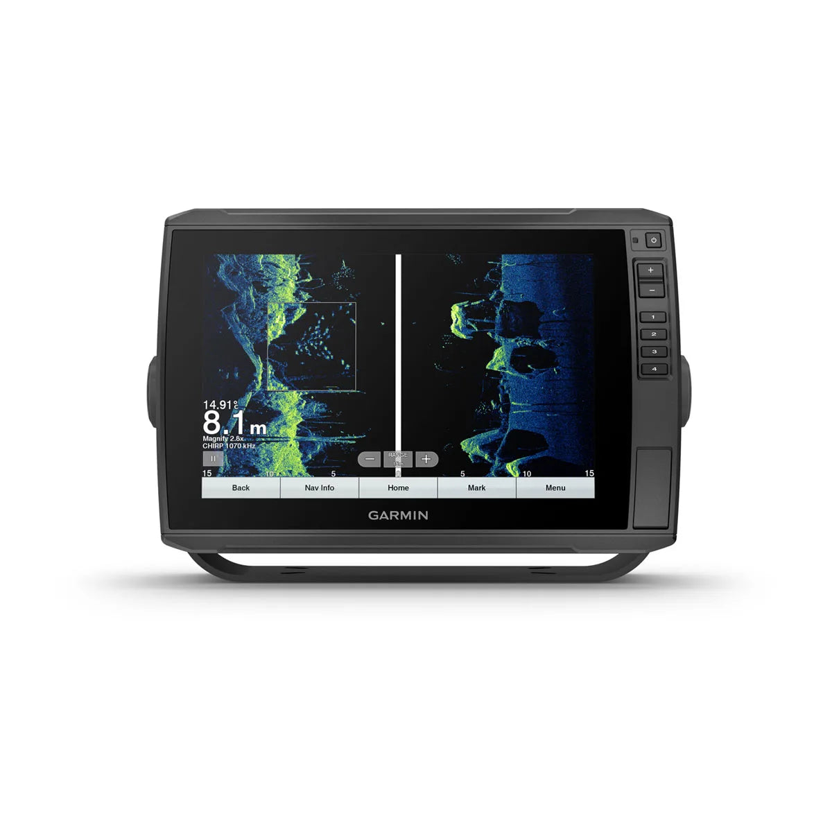 Garmin ECHOMAP Ultra Chartplotter/Sonar Combo, Panoptix LiveScope Support, GT56UHD-TM Transducer, UHD ClearVü, UHD SideVü, NMEA 2000, Wi-Fi ActiveCaptain App
