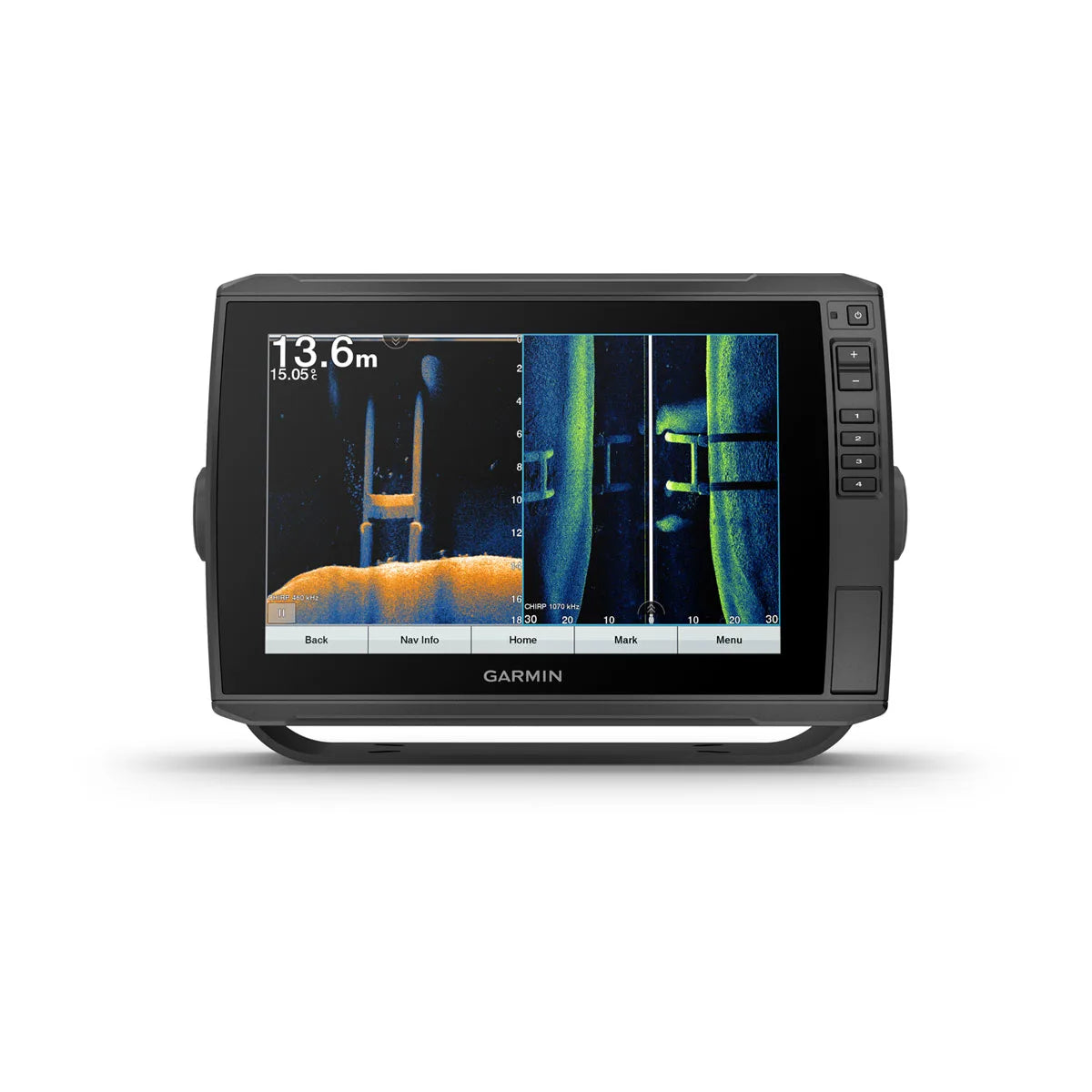Garmin ECHOMAP Ultra Chartplotter/Sonar Combo, Panoptix LiveScope Support, GT56UHD-TM Transducer, UHD ClearVü, UHD SideVü, NMEA 2000, Wi-Fi ActiveCaptain App