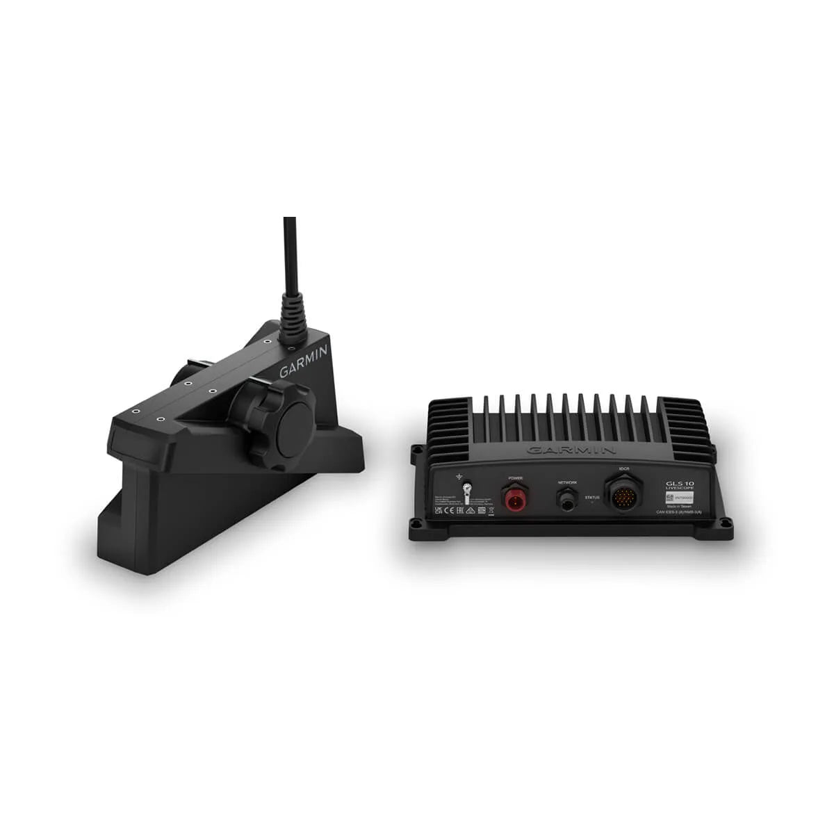 Garmin LiveScope XR LVS62 Live Sonar Transducer, For LiveScope GLS 10, 500 ft Freshwater/350 ft Saltwater, Forward/Down/Perspective Views