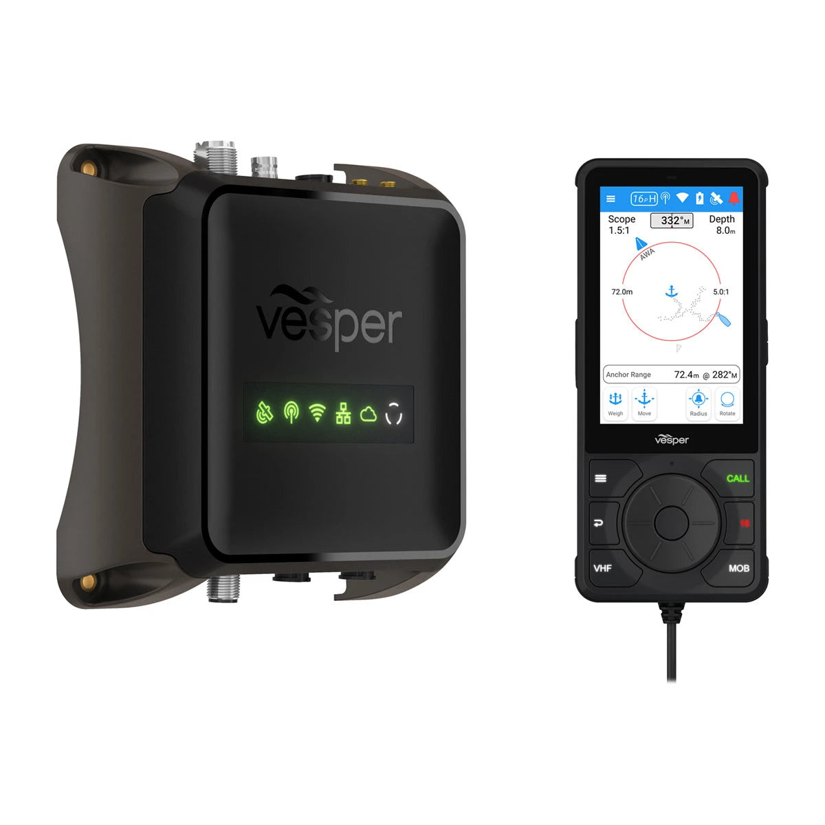 Garmin Cortex smartAIS Transponder & Vessel Monitoring Hub, Class B SOTDMA, 5W, NMEA 2000, NMEA 0183, WiFi, Cellular, 9-33V, IPX7