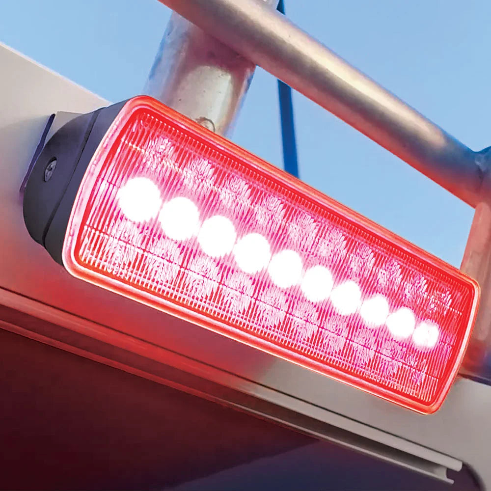 Hella Marine Sea Hawk-XL Dual Colour LED Floodlights, 9-33V DC, IP67, 750 lm, SS316 Bracket