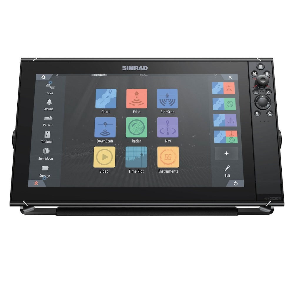 Simrad NSS evo3S Chartplotter/Fishfinder MFD, C-MAP US Enhanced Charts, 1kW CHIRP Sonar, NMEA 2000