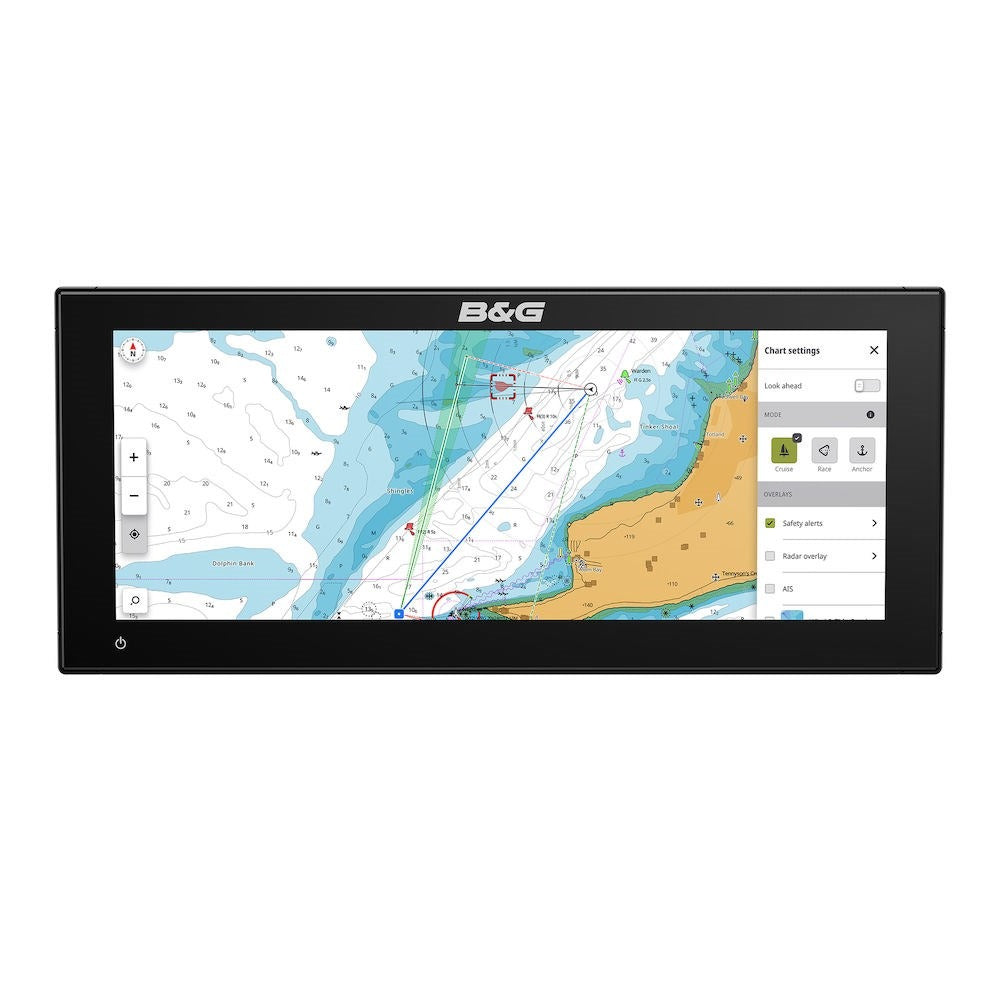 B&G Zeus S Ultrawide Sailing Chartplotter, C-MAP DISCOVER X/REVEAL X Compatible, No Transducer, NMEA 2000