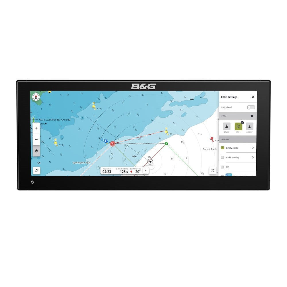 B&G Zeus S Ultrawide Sailing Chartplotter, C-MAP DISCOVER X/REVEAL X Compatible, No Transducer, NMEA 2000